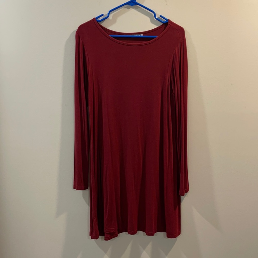EArthbound- long sleeve T-shirt dress